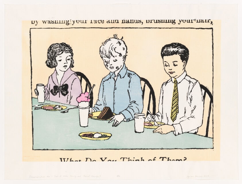 Inappropriation No. 1 (Out of Order Dining and Facial Smudge)