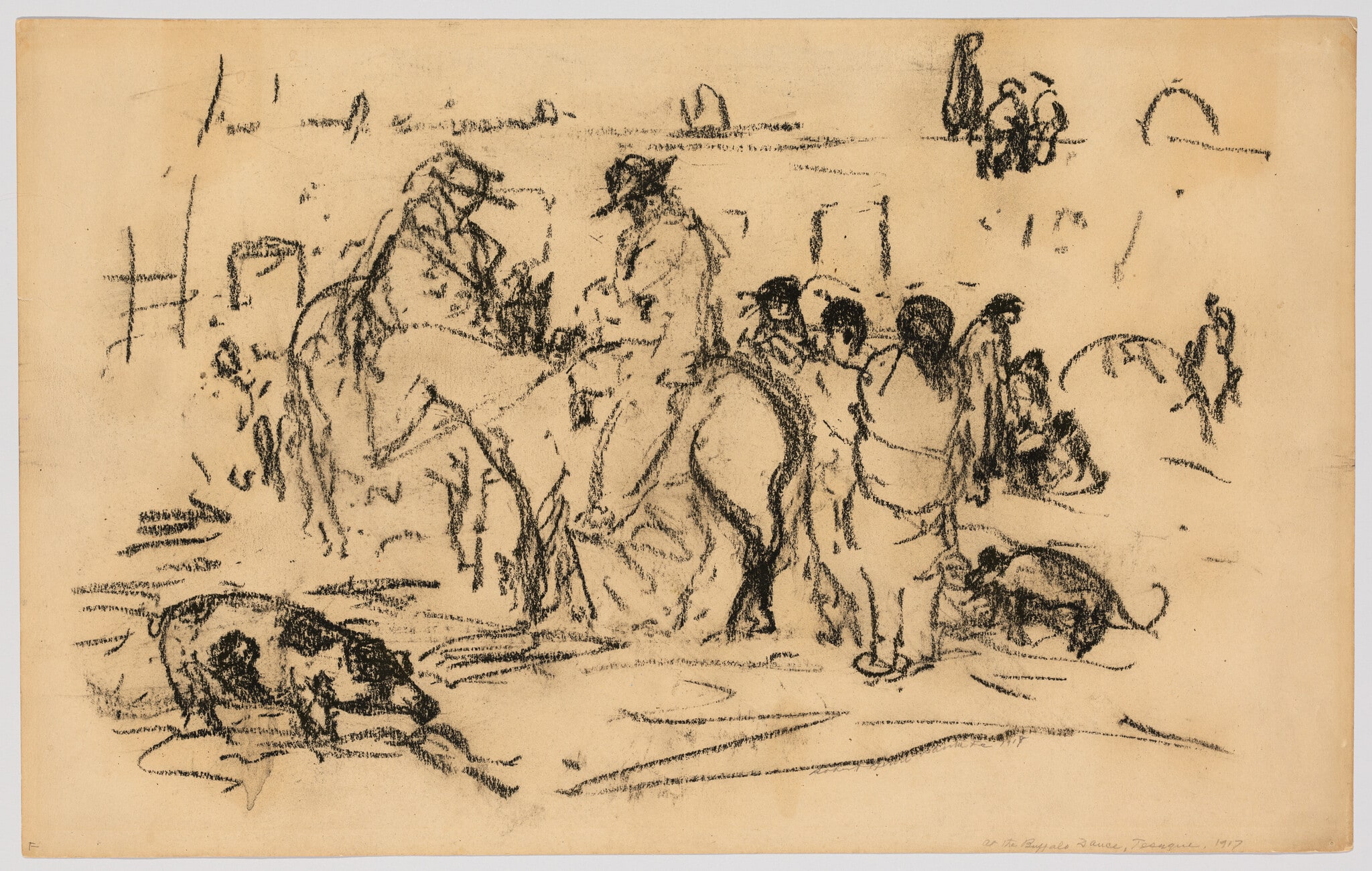 At the Buffalo Dance, Tesnque