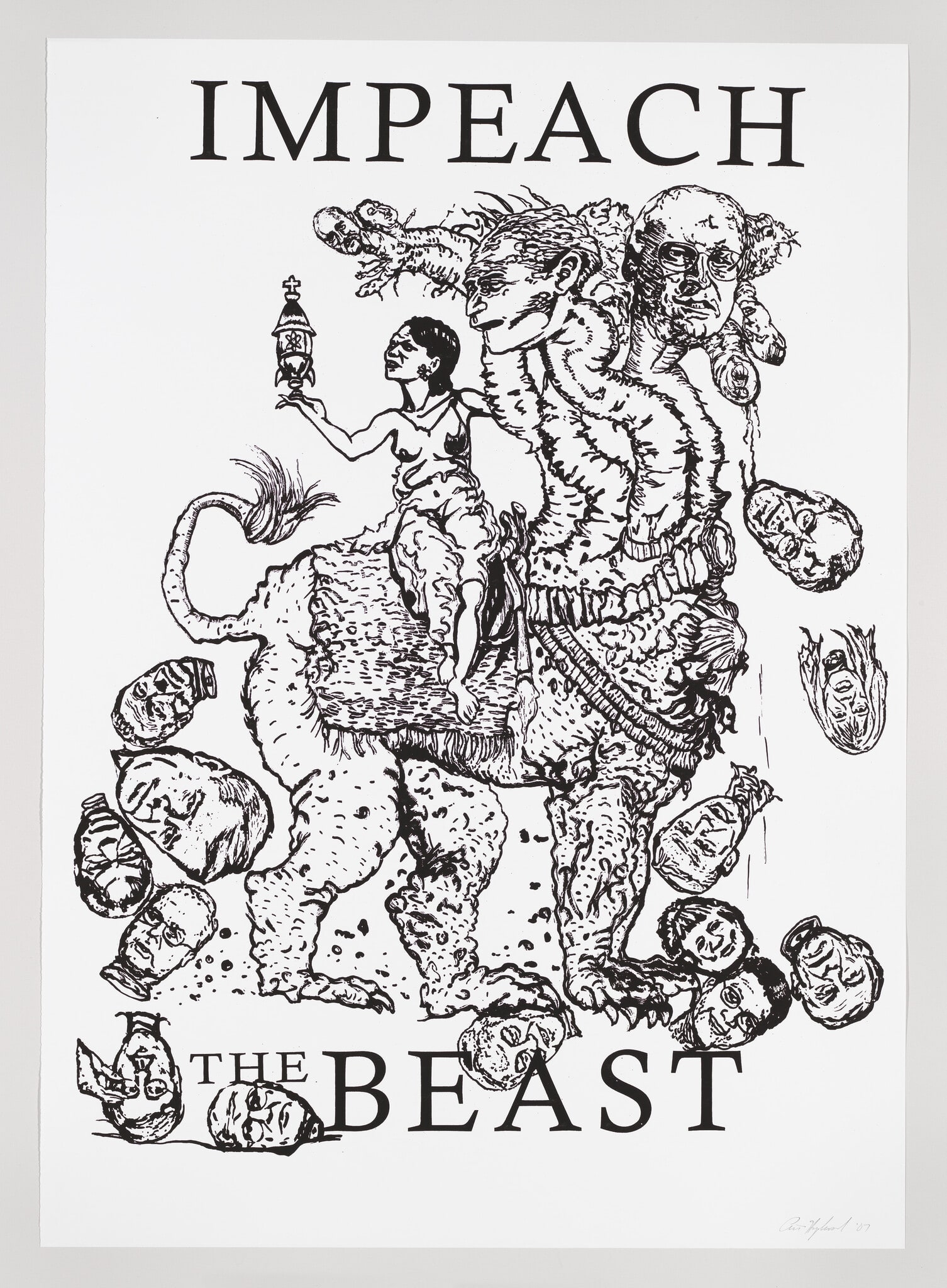 Impeach the Beast [third state]