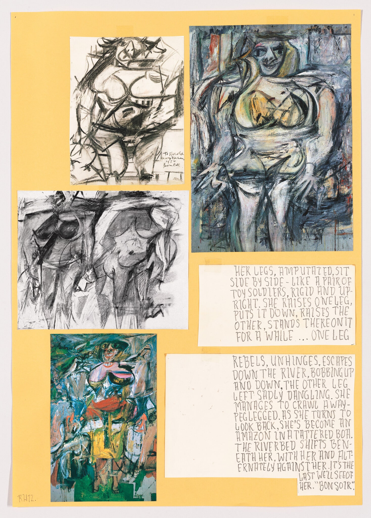 Ankoku 5 (Direct translation - deKooning's women)