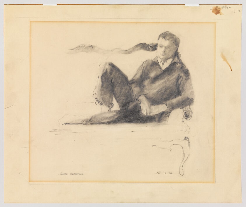Portrait of James Schuyler
