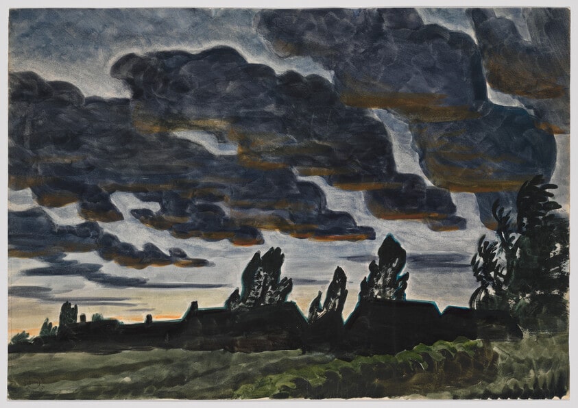 Night Scene with Clouds