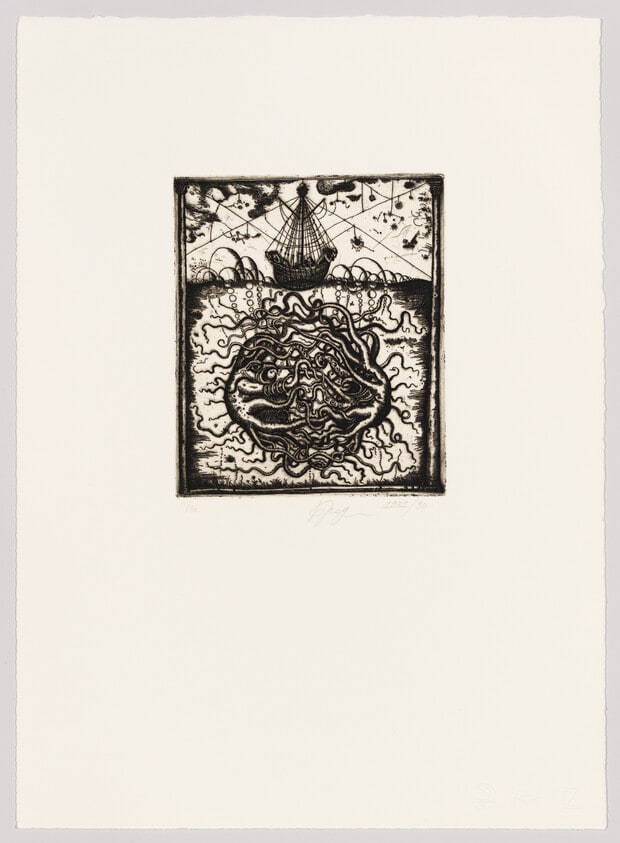 Untitled (Sea Serpents)