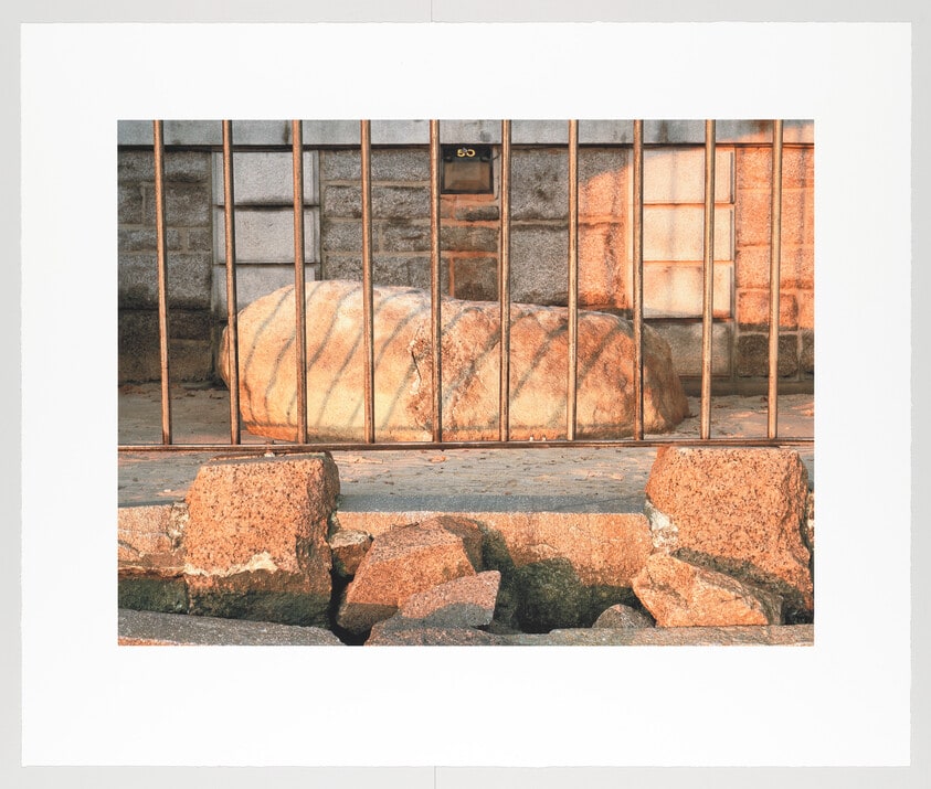 Glacial Erratic; Plymouth Massachusetts (sunrise)