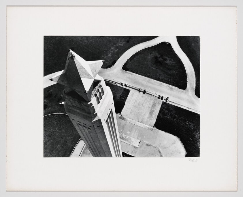 San Jacinto Monument from a Helicopter, Texas