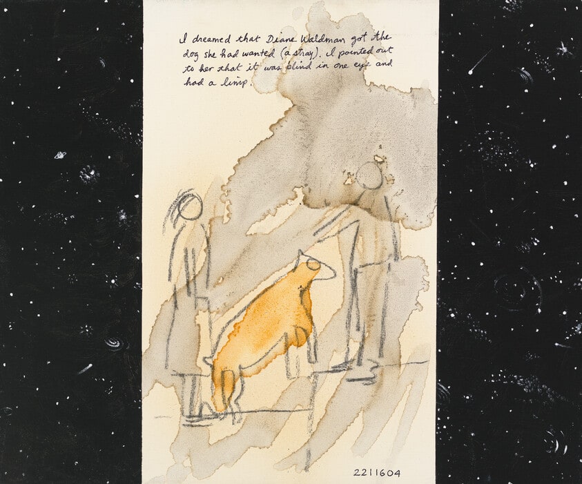 I Dreamed That Diane Waldman Got The Dog That She Had Wanted (A Stray). I Pointed Out To Her...at. #2211604