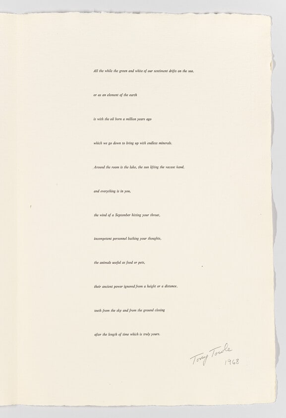 (Poem by Tony Towle)