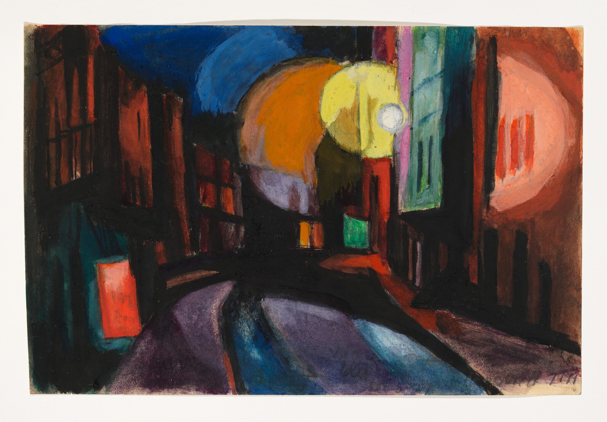 (City Scene at Night)