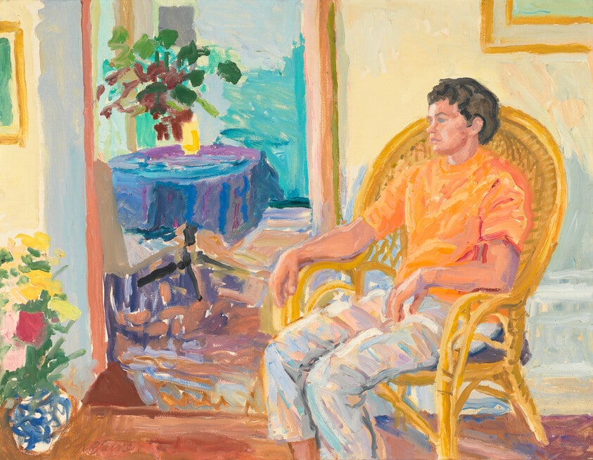 Figure in Summer Interior