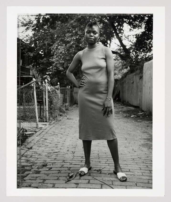 A Young Woman between Carrolburg Place and Half Street, Washington, DC