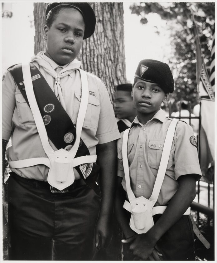 Two Explorer Scouts, Brooklyn, New York