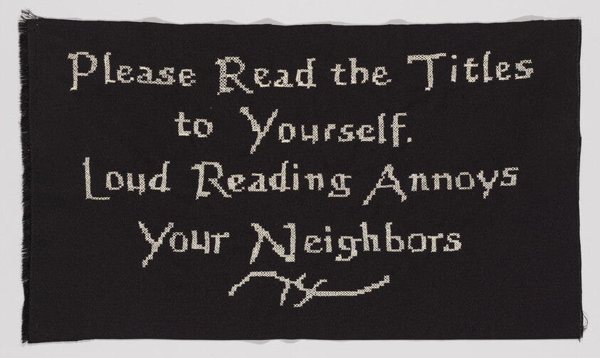 Untitled (Please read the titles to yourself)