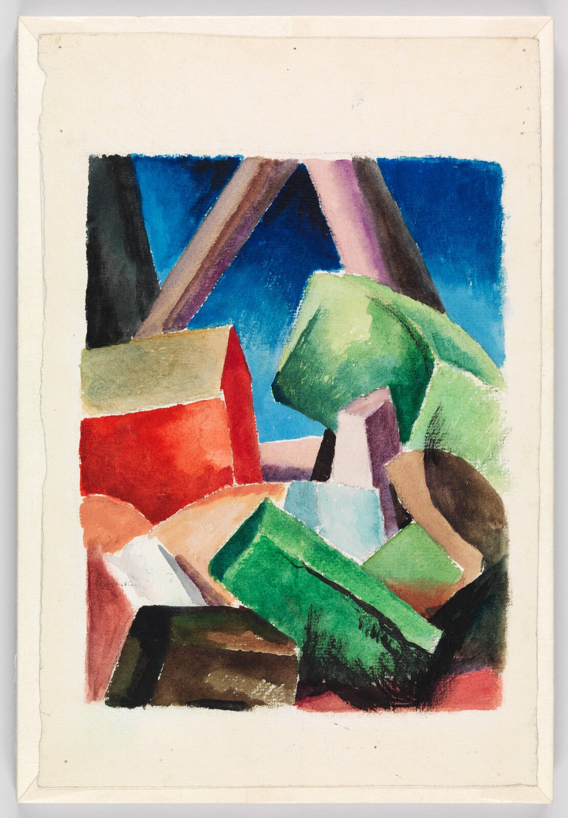 House in Cubist Landscape