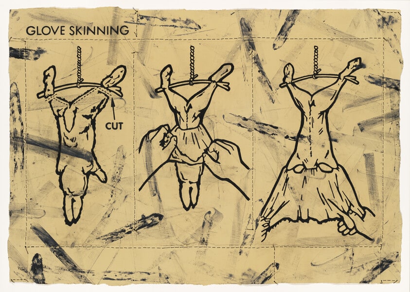 Glove Skinning (Black and Blue) ("The Modern Man's Guide to Life" by Denis Boyles, Alan Rose, and Alan Wellikoff)