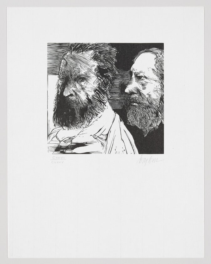 J.F. Millet and Theodore Rousseau, From Self Portraits