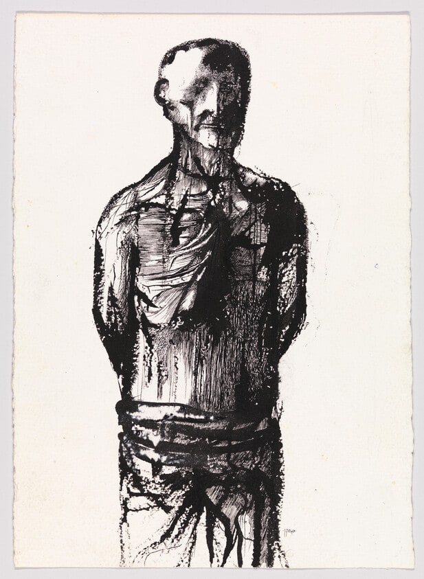 (Illustration for Ernest Hemingway's The Old Man and the Sea: The Old Man, Number 2)