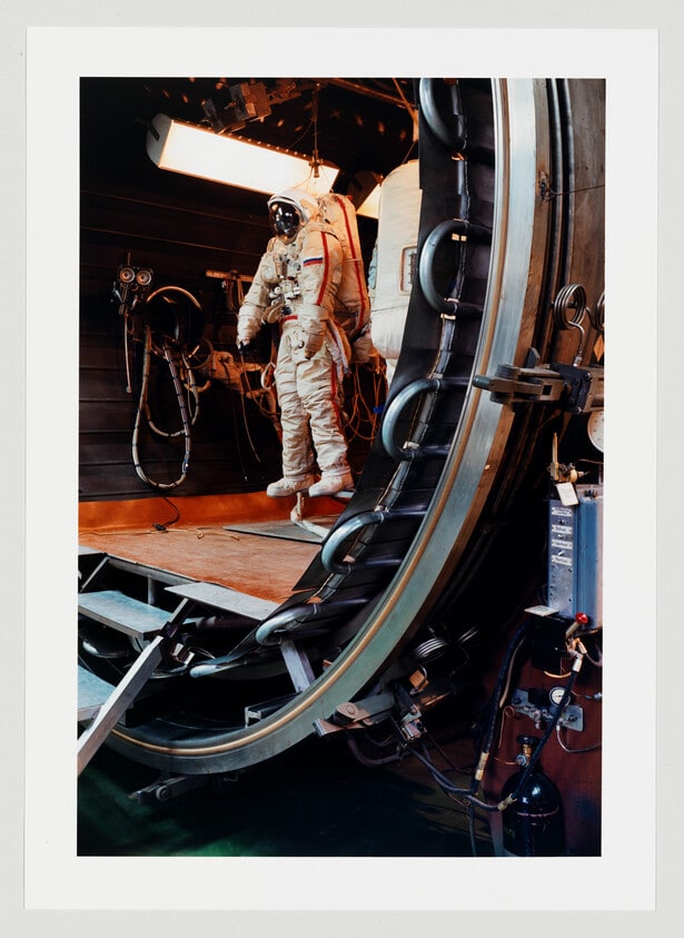 Vacuum chamber with spacesuit, Zvezda Company, Moscow