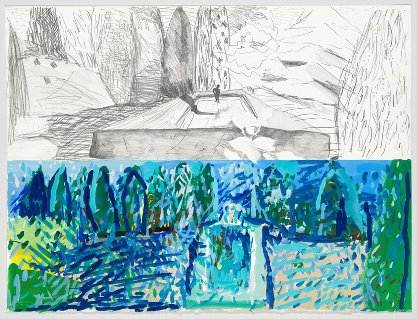 In the Garden Drawing #81