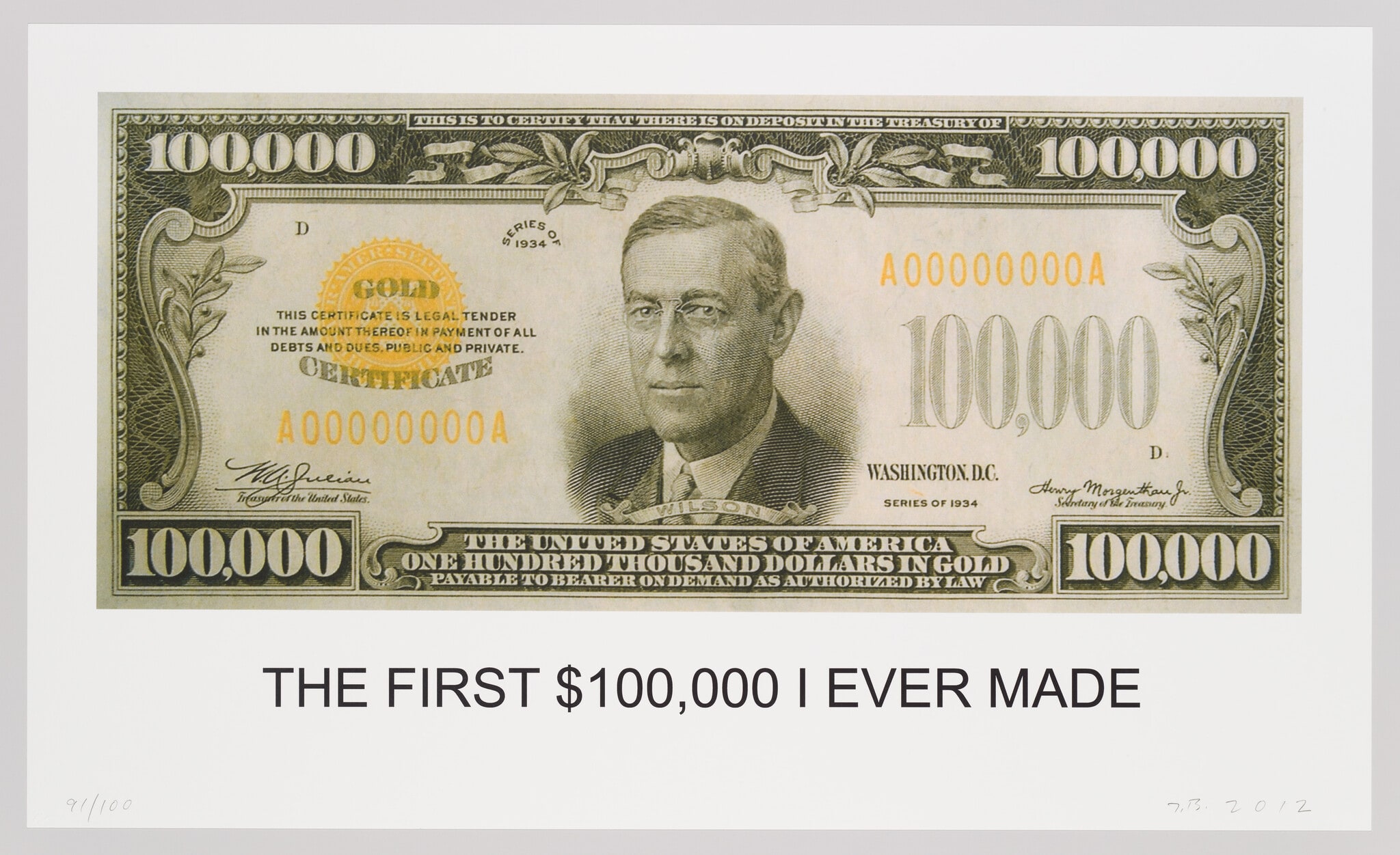 The First $100,000 I Ever Made
