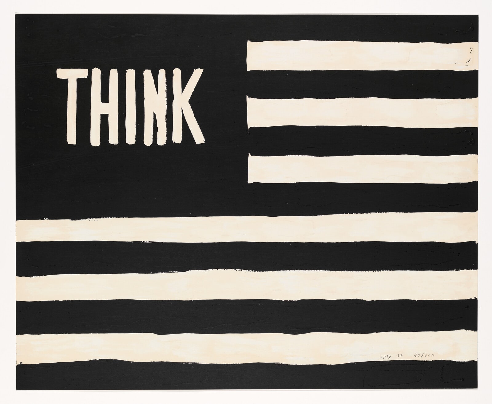 Untitled (Think/flag)