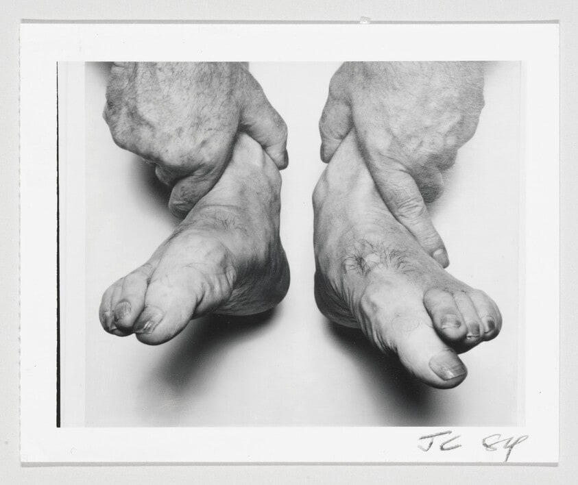 Self Portrait (Hand holding feet)