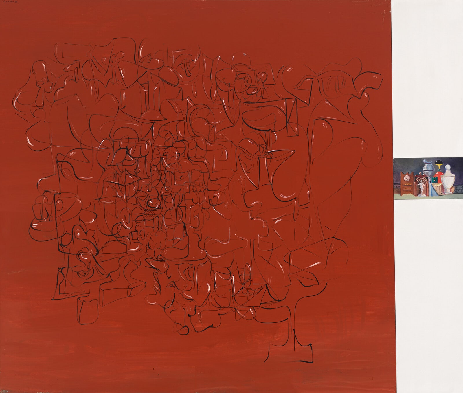 Brown expanding Drawing Painting