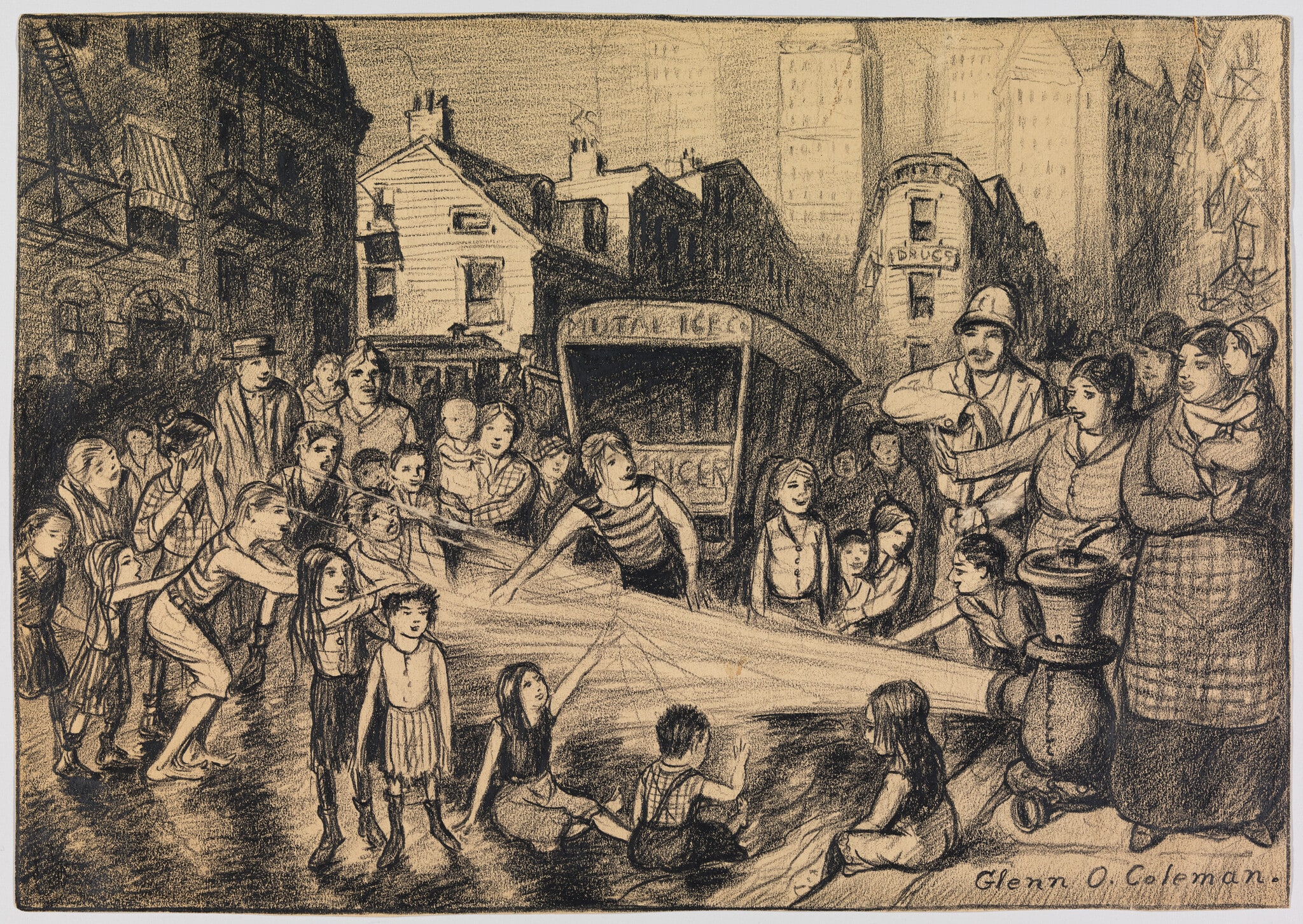 Street Bathers