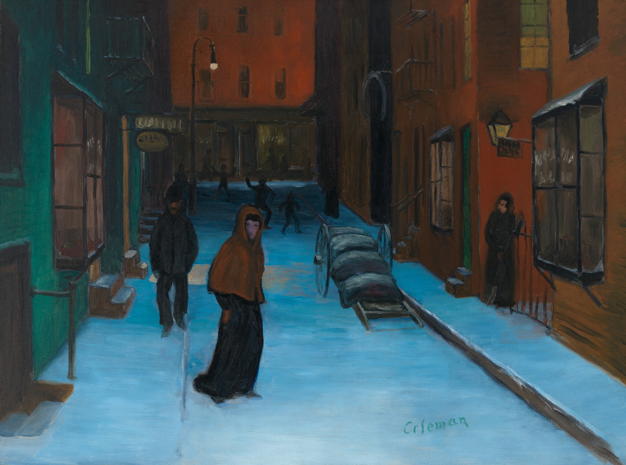 Minetta Lane, Night