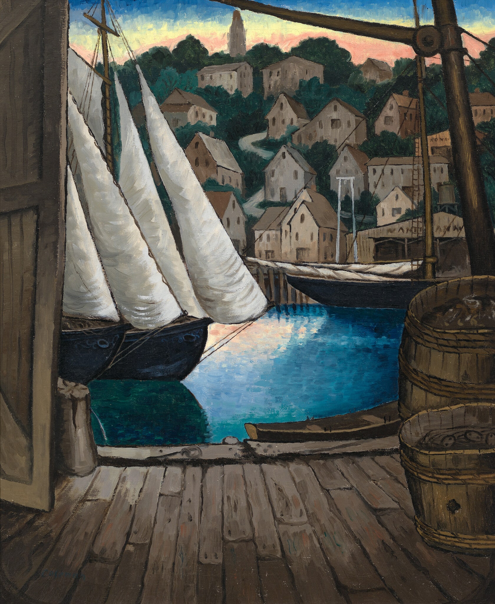 (Harbor Scene)