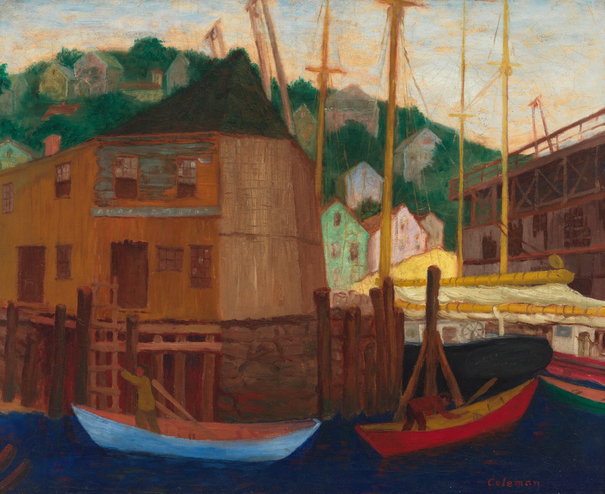 (Gloucester Wharf Scene)