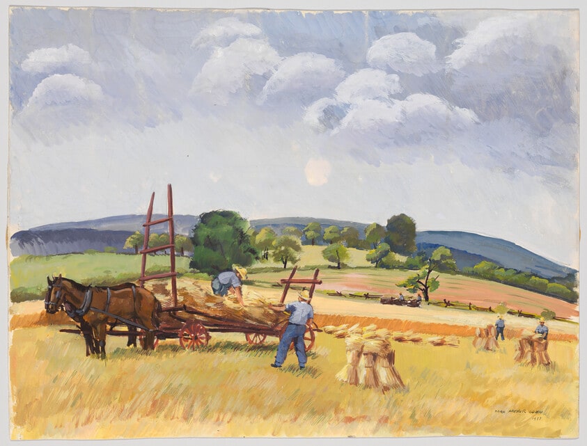 Gathering Wheat