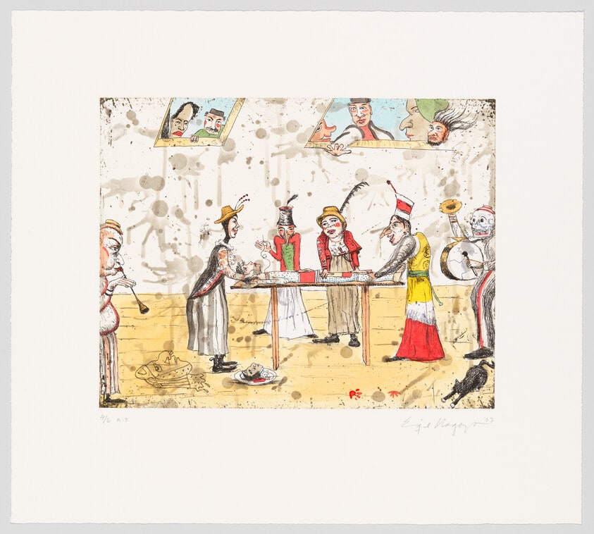 Thinking of Ensor and My Cat Diego