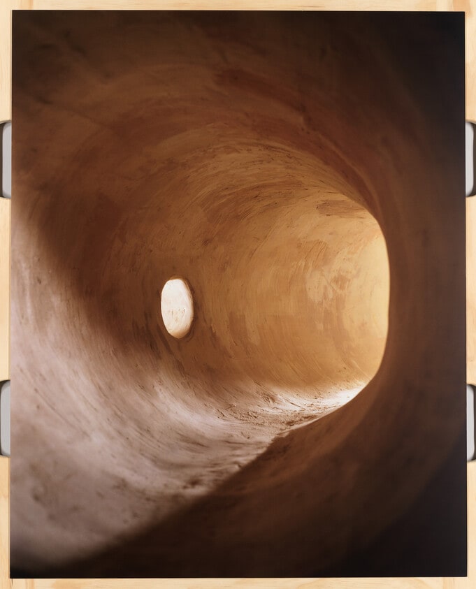 Tunnel with Bright Hole
