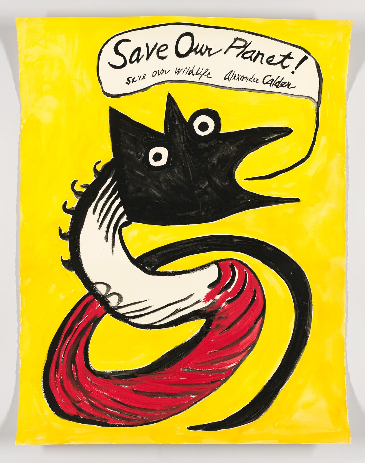 (Study for Save Our Planet poster)