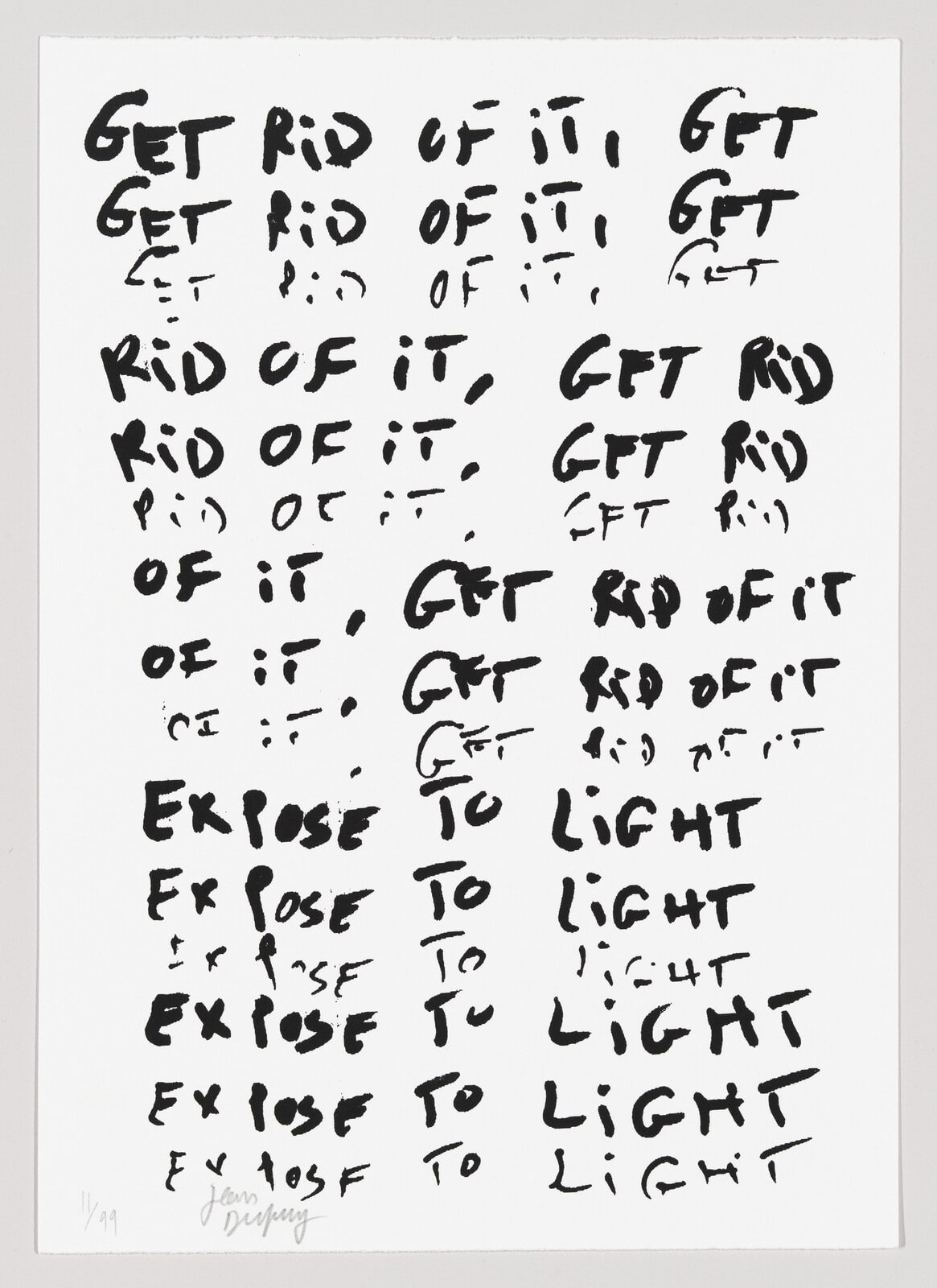 Get Rid of It/Expose to Light