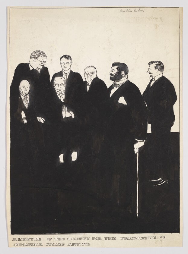 A Meeting of the Society for the Propagation of Indigence Among Artists