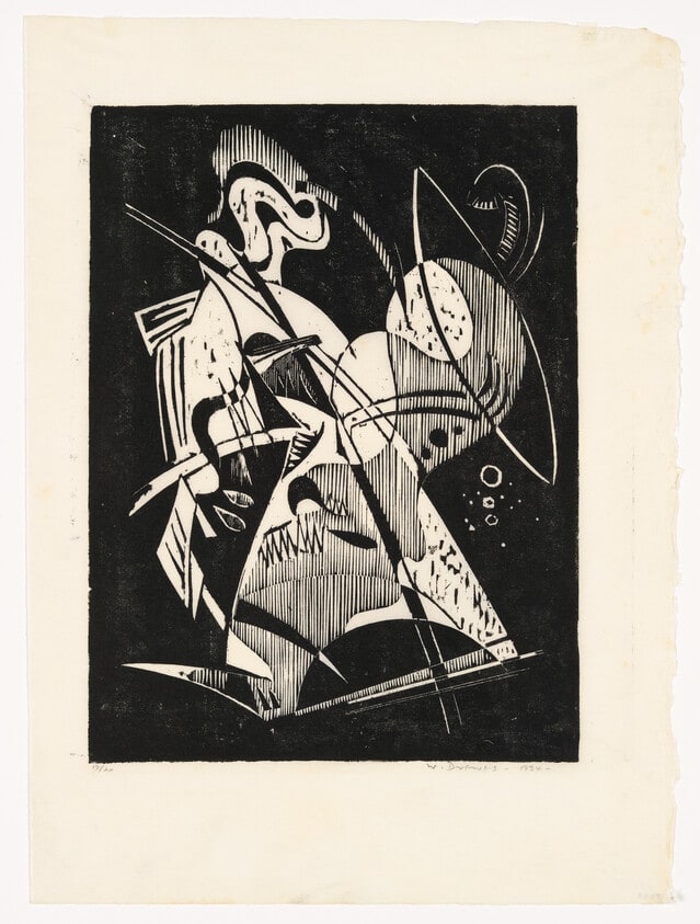 Composition VIII/The Two Fighters Fight