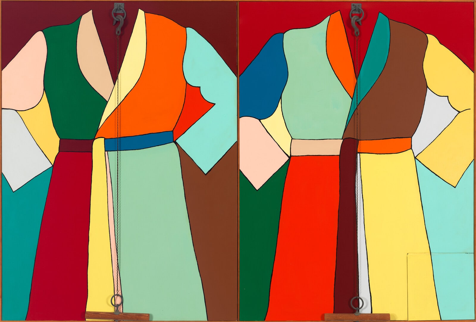 Double Isometric Self Portrait (Serape)