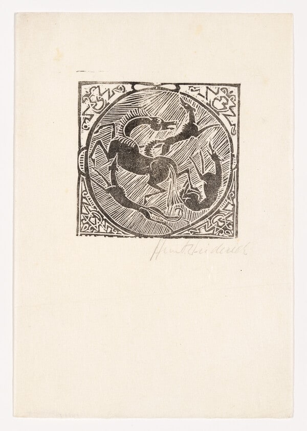 (Three Dogs Attacking a Horse)