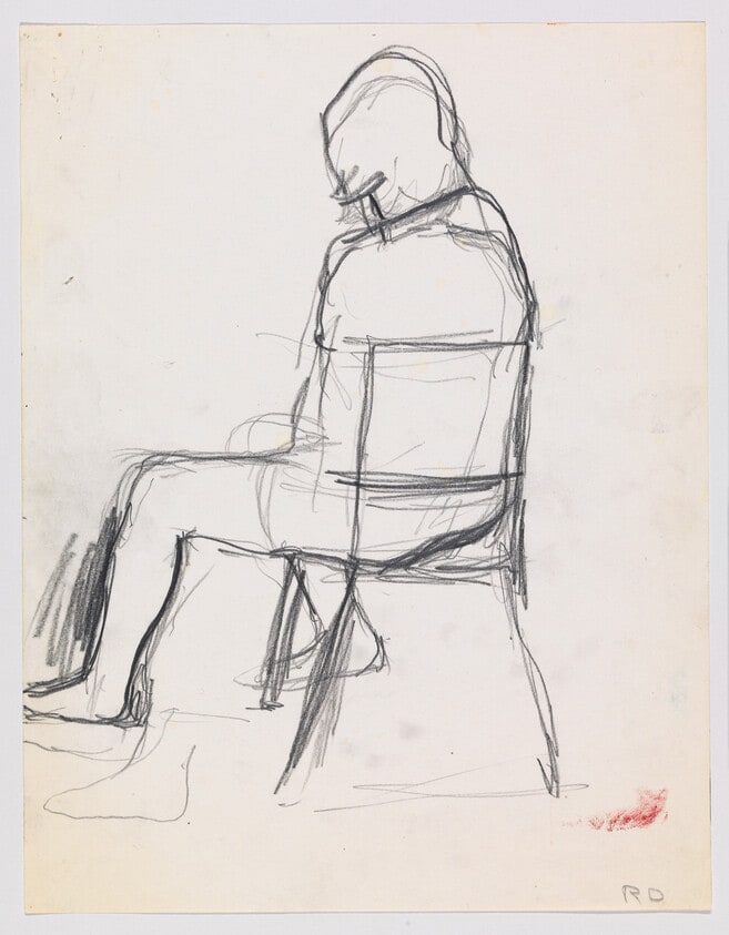 Study for Girl Looking at Landscape