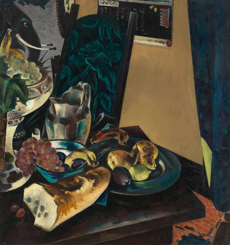 Still Life, Bread and Fruit