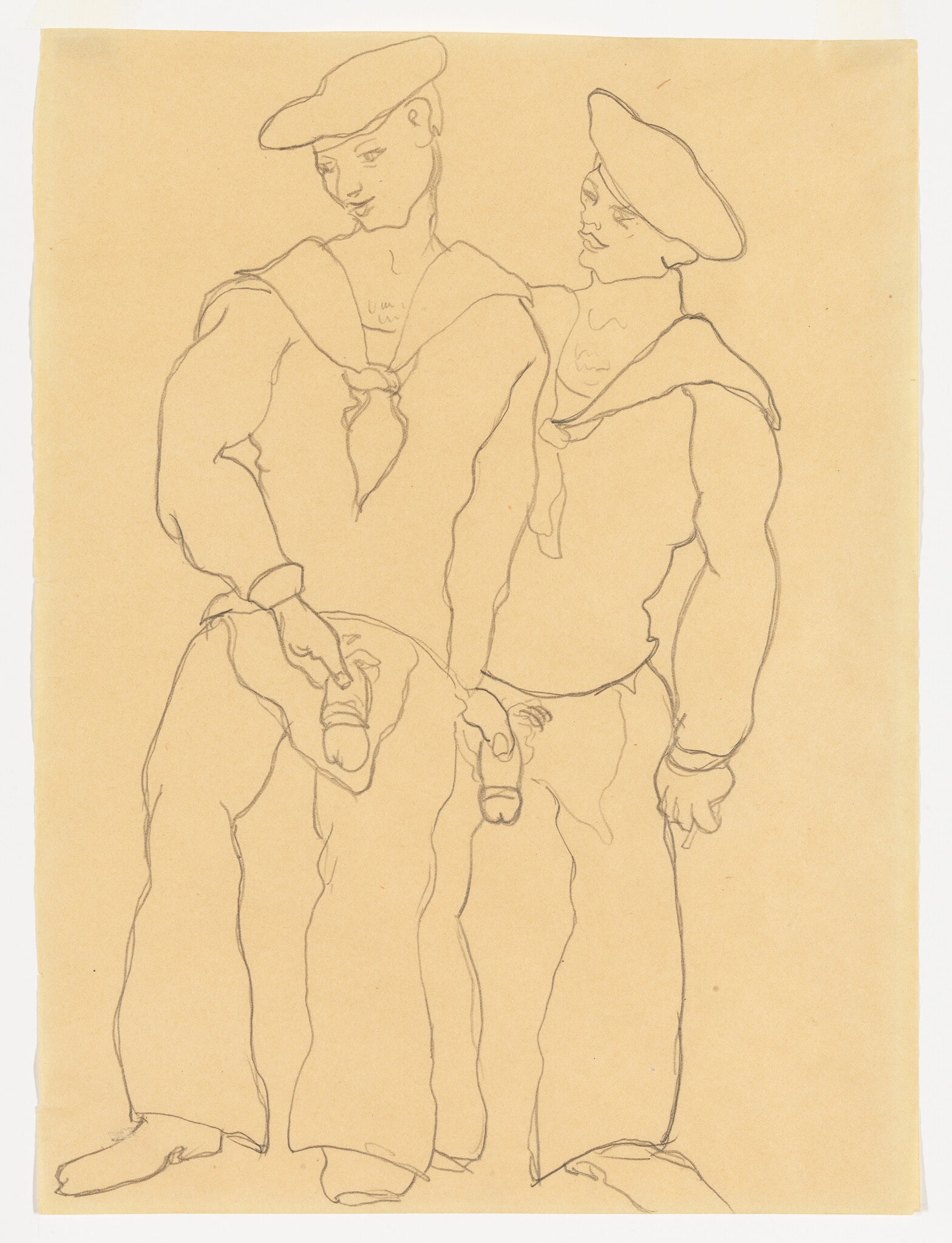 Two Sailors Urinating