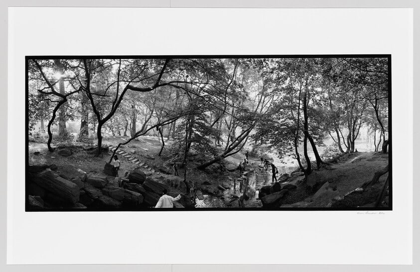 Along the Pool, Near the Glen Span Arch, Central Park
