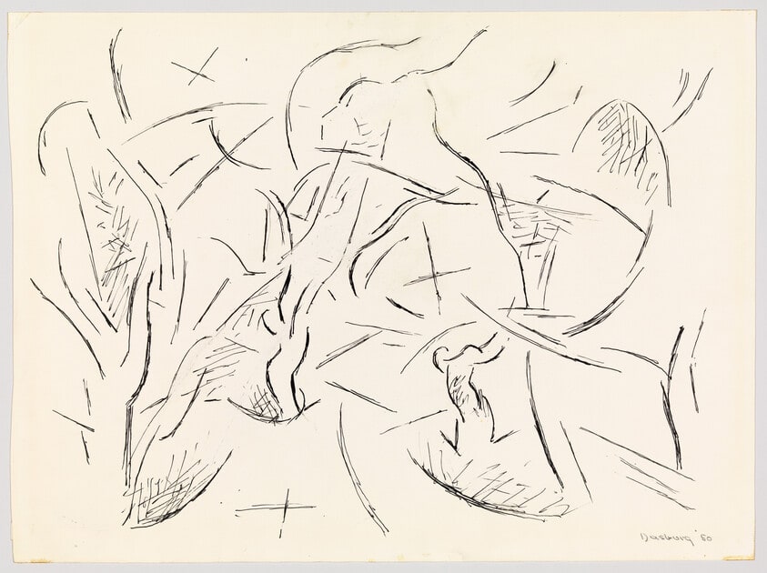 Orchard Drawing - Things Setting Spaces in Motion