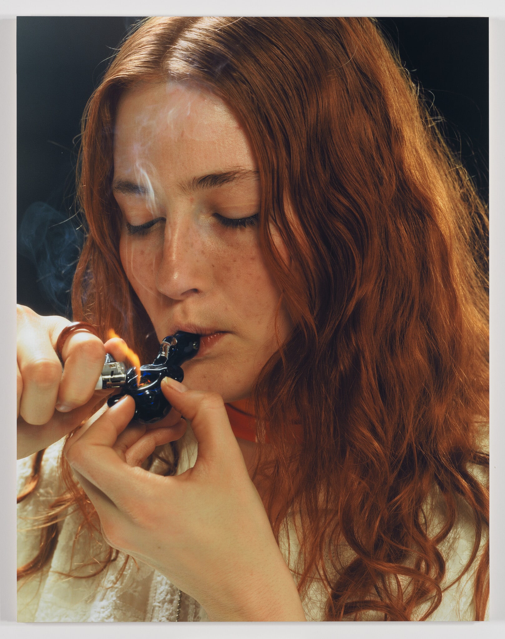 Sarah Beth with Pipe