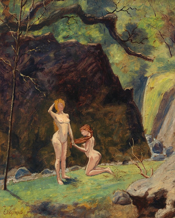 Nudes by a Stream