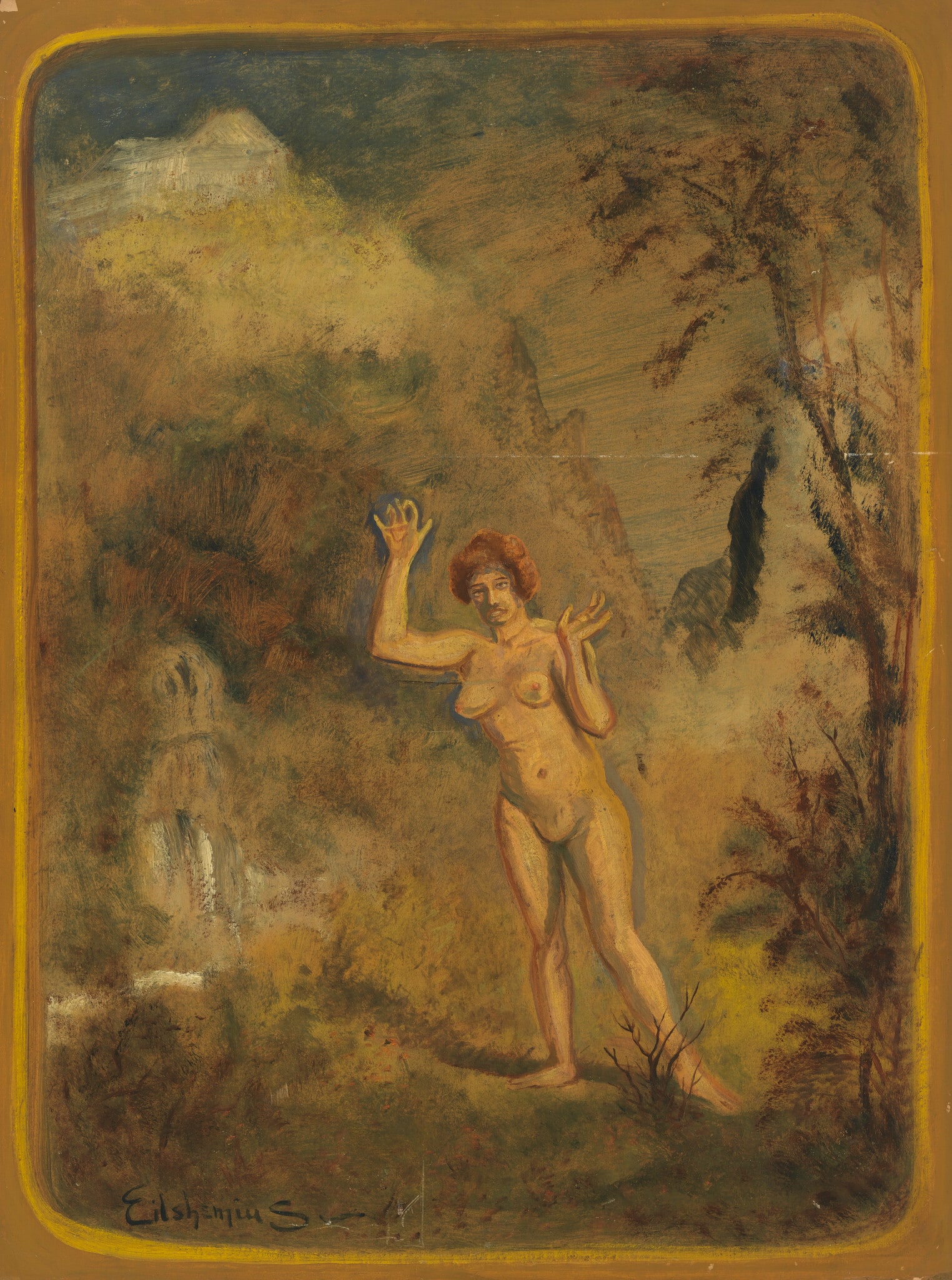 Nymph in a Woodland Setting