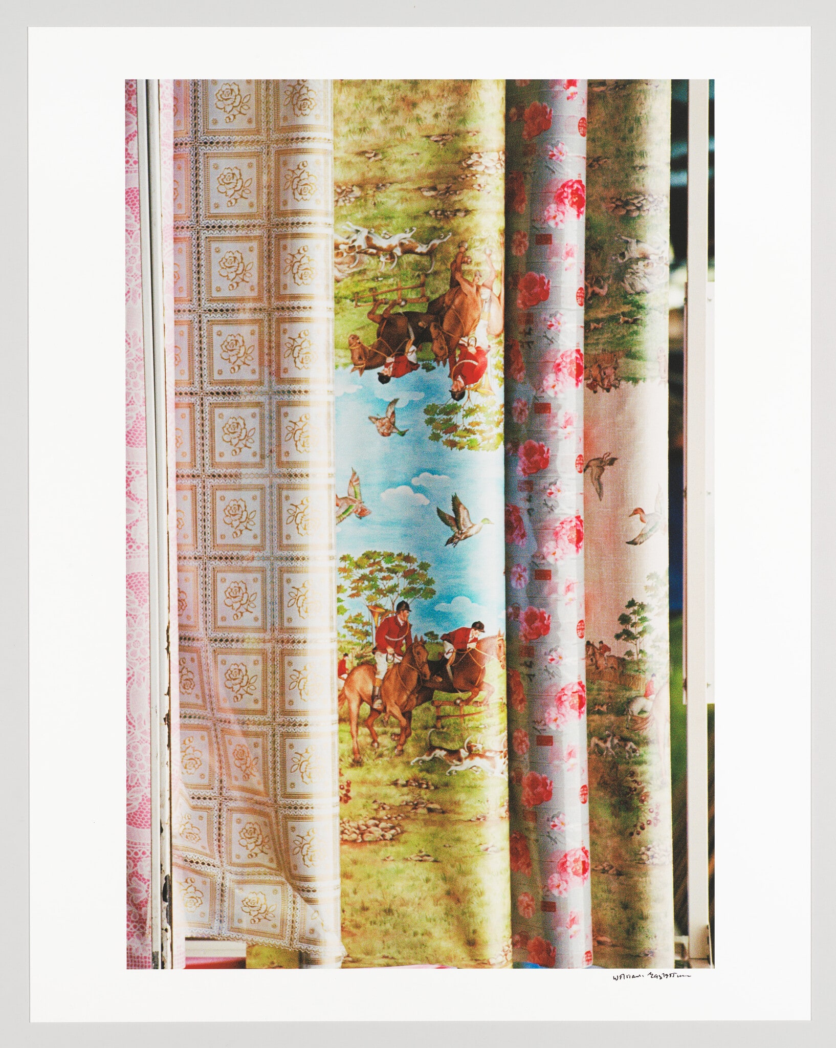Untitled (Rolls of Printed Fabric, Paris)
