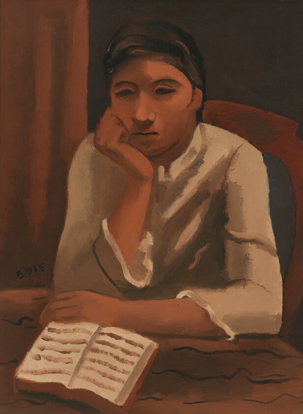 Girl with Book