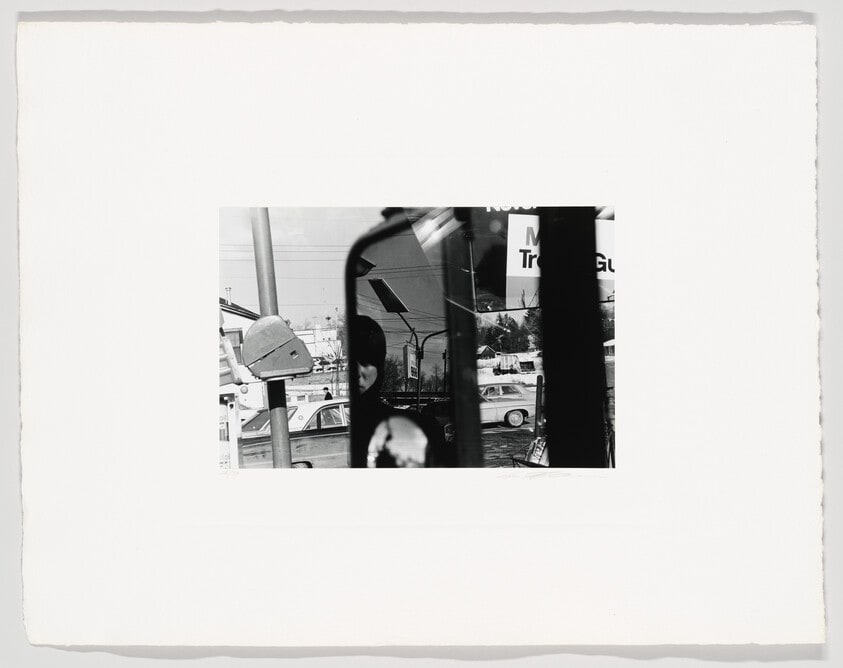 Filling Station, Rear View Mirror, Hillcrest, NY